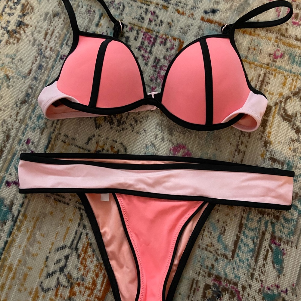Victoria’s Secret bathing suit set.